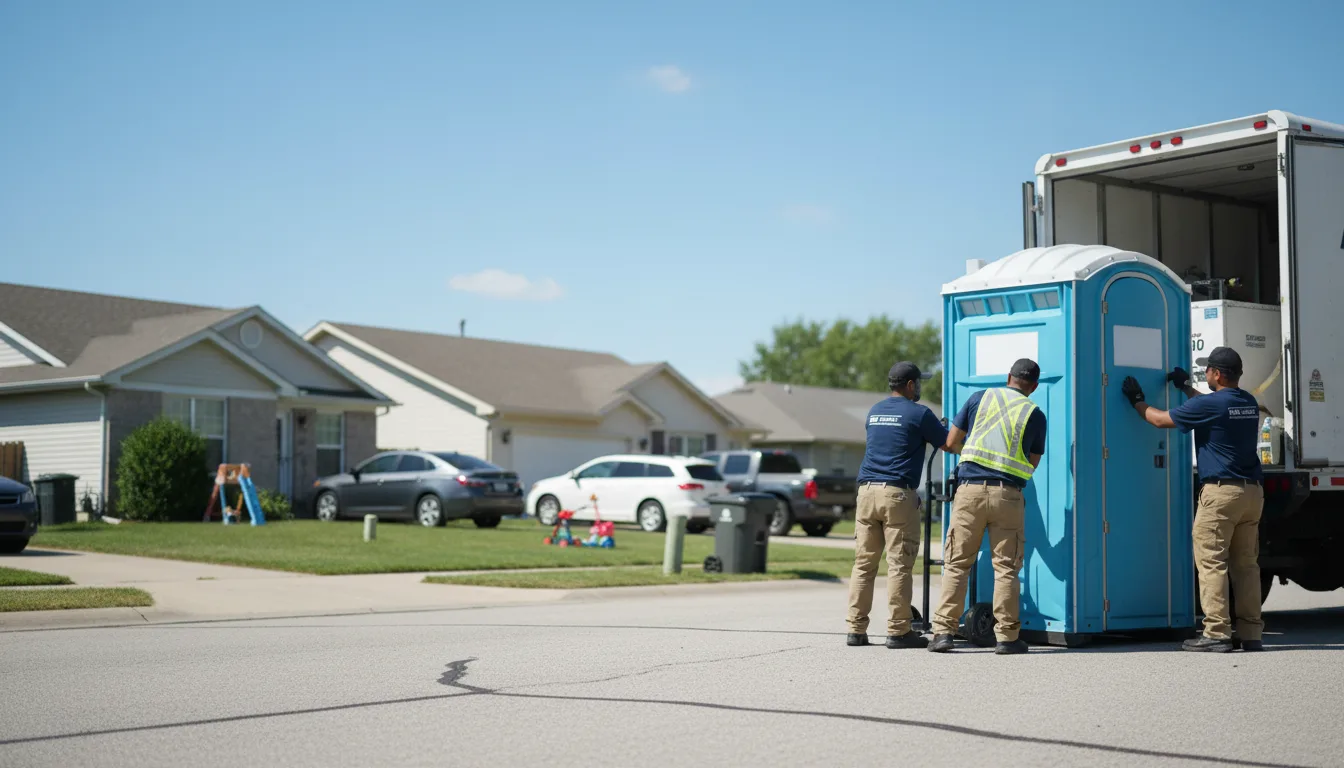 Standard Porta Potty Rentals in Lomax, IL near me